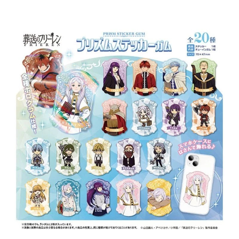 Frieren Beyond Journey's End Vol.2 Prism Sticker Gum 20Pack Box Candy Toy JAPAN