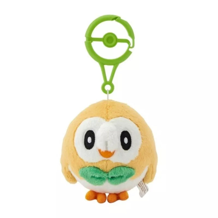 Pokemon Center Original Plush Doll with Carabiner Rowlet JAPAN OFFICIAL