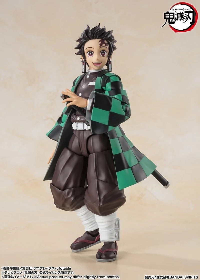 S.H.Figuarts Demon Slayer Kimetsu no Yaiba Tanjiro Kamado Action Figure JAPAN