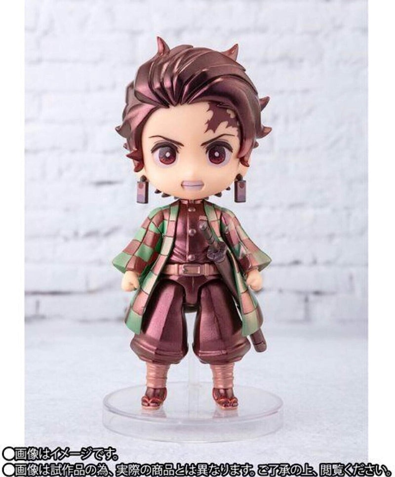 BANDAI Figuarts mini Demon Slayer Tanjiro Kamado Hinokami Kagura Action Figure