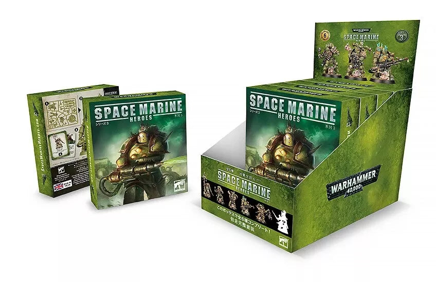 Warhammer 40,000 Space Marine Heroes Series 3 Plastic Model Set of 6 JAPAN