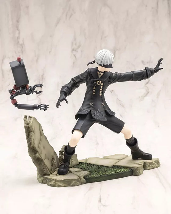 Kotobukiya Artfx J Nier: Automata Ver1.1A 9S 1/8 Figura Giappone Funzionario