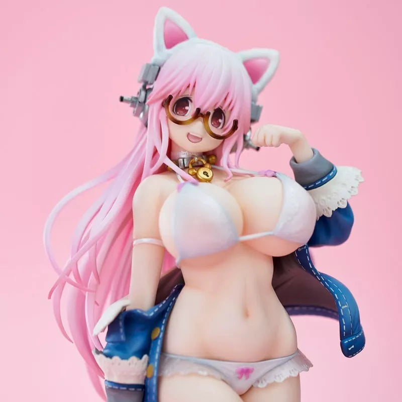 Super Sonico White Cat Ver. Figurar oficial de Japón