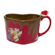 Pokemon Center Original Chocolate Heart-Shaped Mug Pikachu JAPAN OFFICIAL