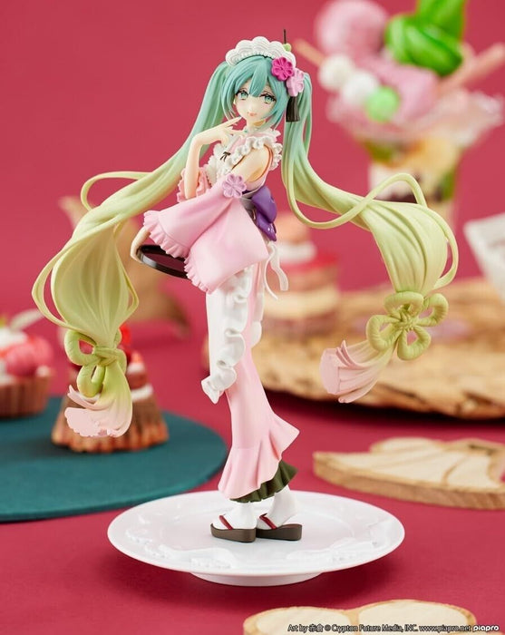 Furyu supera la figura creativa dolci dolci matcha parfait sakura hatsune miku