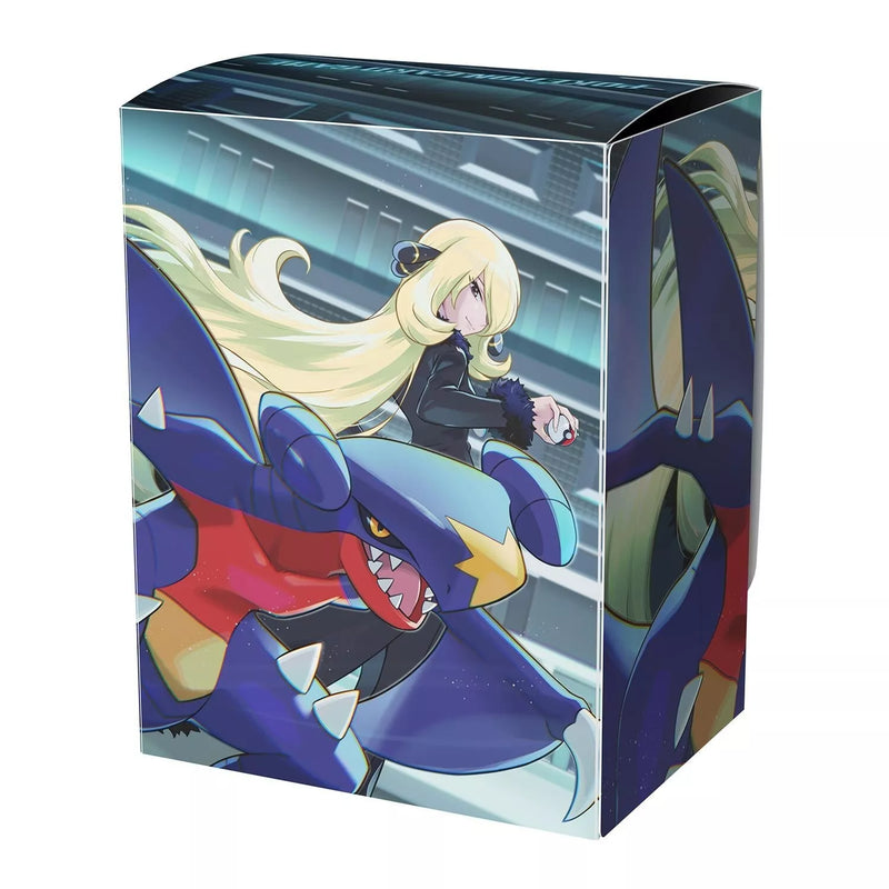 Custodia per mazzo originale del Pokemon Center Cynthia e Garchomp UFFICIALE GIAPPONE