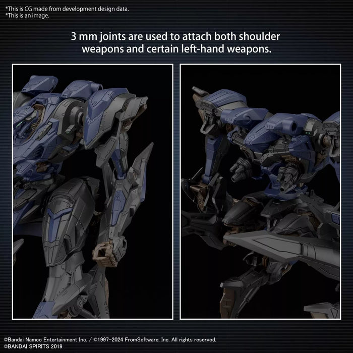 BANDAI 30MM Armored Core VI Schneider Nachtreiher 40E STEEL HAZE Model Kit JAPAN