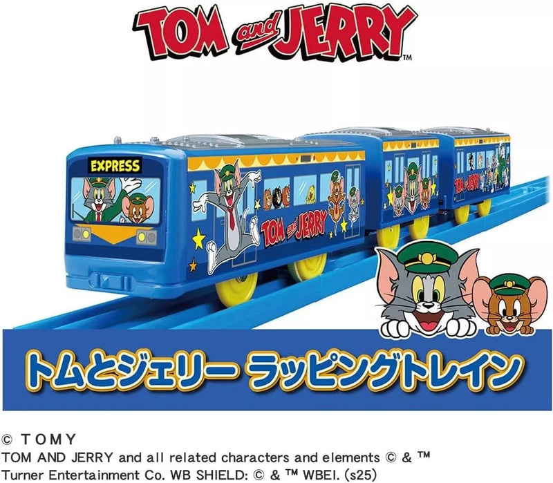 Takara Tomy Plarail Tom und Jerry Wrapping Train JAPAN OFFIZIELL