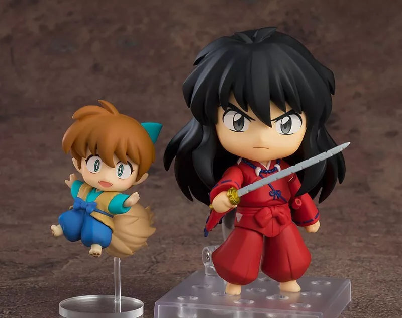 Nendoroid inuyasha nova lua ver. & Shippou ação figura Japão oficial