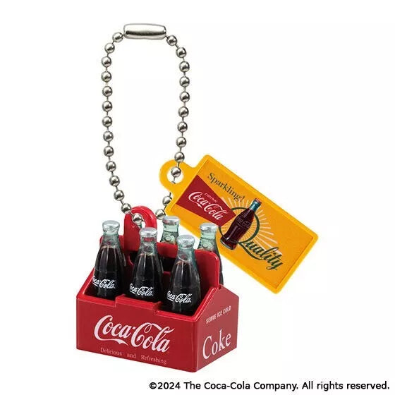 BANDAI Coca Cola Miniature Charm Complete Set Capsule Toy JAPAN OFFICIAL