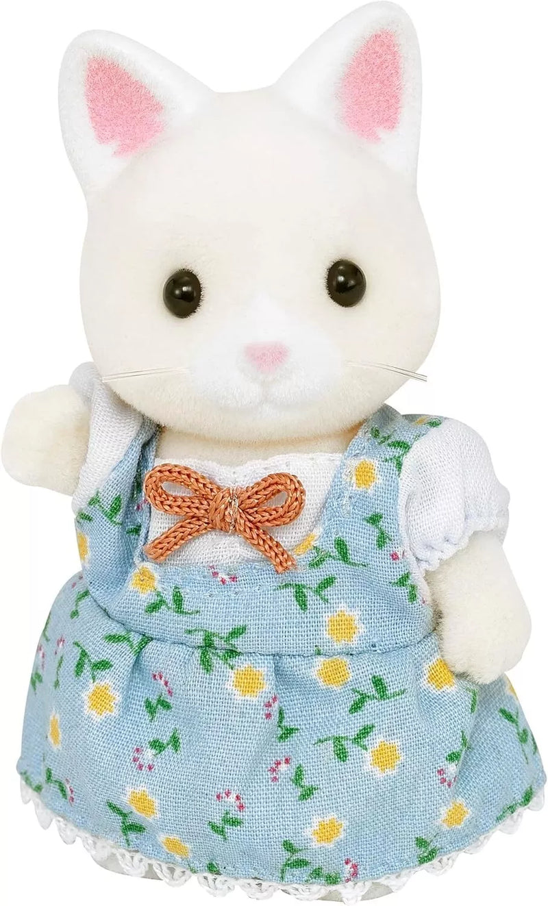 Época Sylvanian Families Silk Cat Family FS-12 OFICIAL DE JAPÓN
