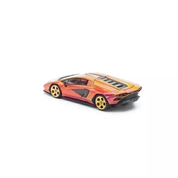 POP RACE Lamborghini Countach LP 800-4 BLU HAL 1/64 JAPAN OFFICIAL