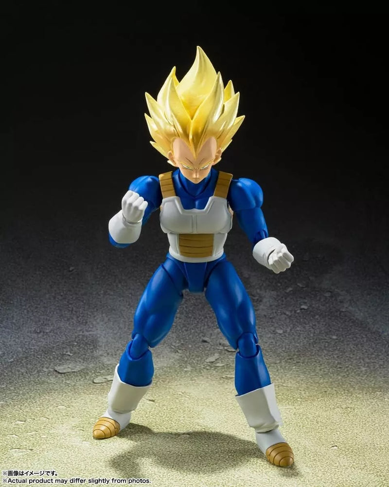 Bandai S.H.FIGUARts Dragon Ball Z Super Saiyan Vegeta Ação Figura Japão