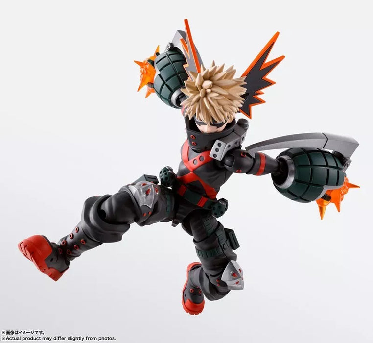 BANDAI S.H.FIGUARts My Hero Academia Katsuki Bakugo Ação Figura Japão Oficial