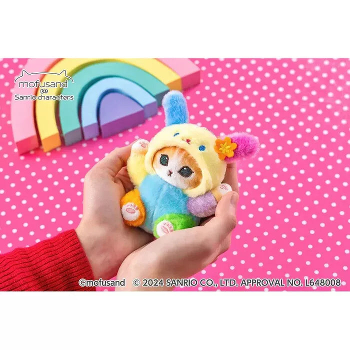SANRIO mofusand x Sanrio Characters Mini Mascot Dear Usahana Plush JAPAN