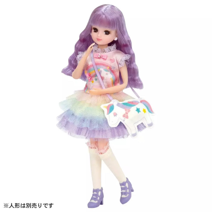 Takara Tomy Licca Chan Yumekawa Abito di coordinamento Set di abiti LW-18 Giappone