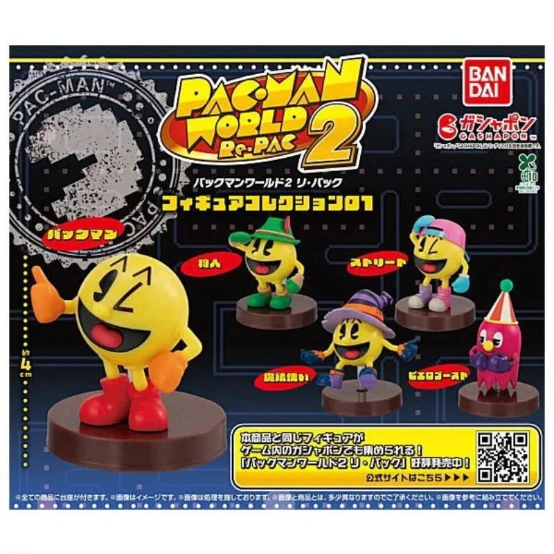 BANDAI Pac Man World 2 Re-Pack Figure Collection 01 Complete Set Capsule Toy