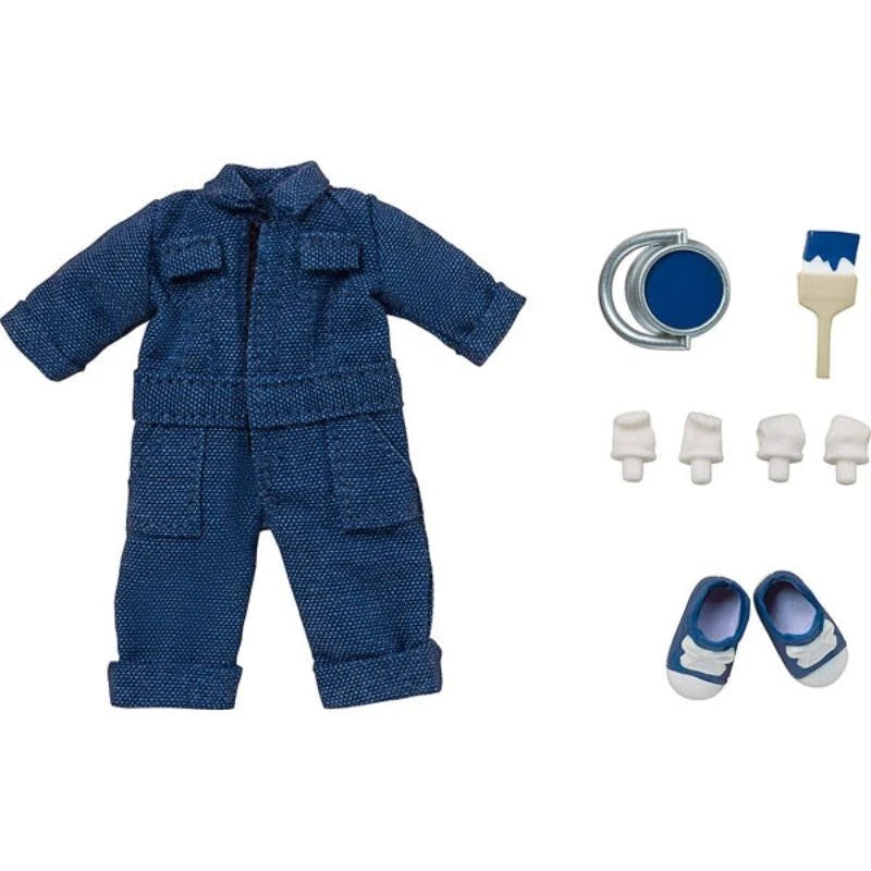Nendoroid Doll Outfit Set Colorful Coveralls Denim JAPAN OFFICIAL