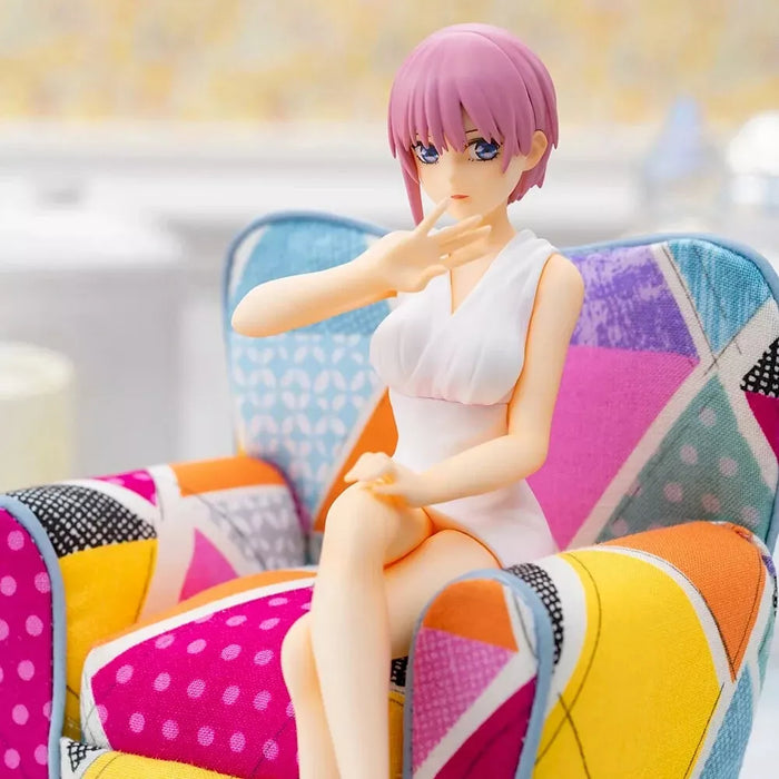 Sega, o quintessial quintuplets ichika Nakano Premium Chokonose Figura