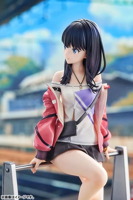 Gridman Dynazenon x Azur Lane Rikka Takarada Blue Sky Station 1/7 Figura Japão