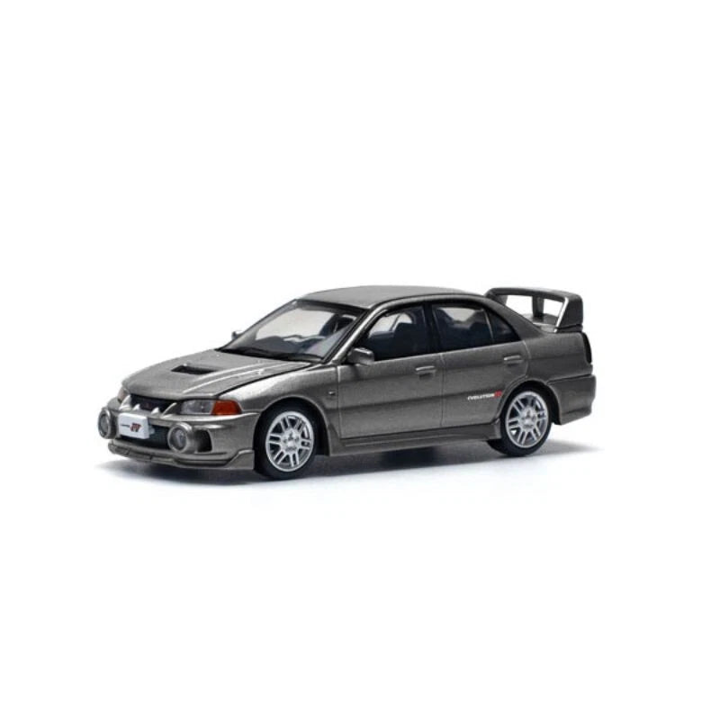 Mitsubishi Lancer Evolution IV Dark Gray 1/64 Miniature Car JAPAN OFFICIAL