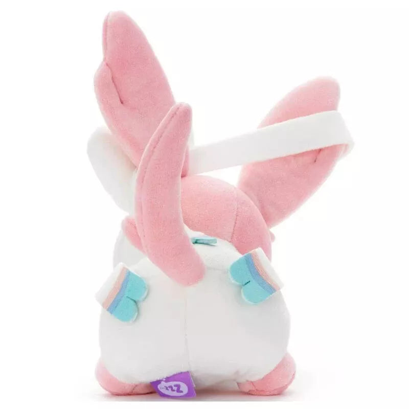 Takara Tomy Arts Pokemon Suya Suya Plush Doll S Sylveon JAPAN OFFICIAL