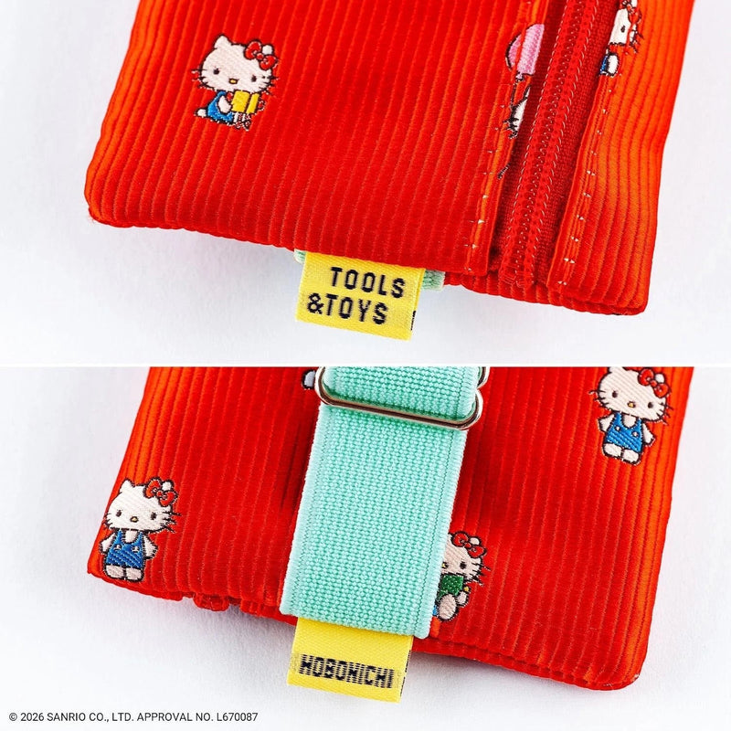 Hobonichi Hello Kitty Flat Pencil Pouch Case comodo JAPAN OFFICIAL