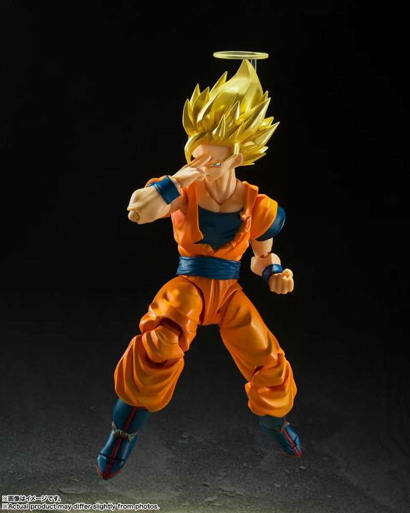 BANDAI S.H.Figuarts Dragon Ball Z Super Saiyan 2 Son Goku Efecto Piezas Set JAPÓN