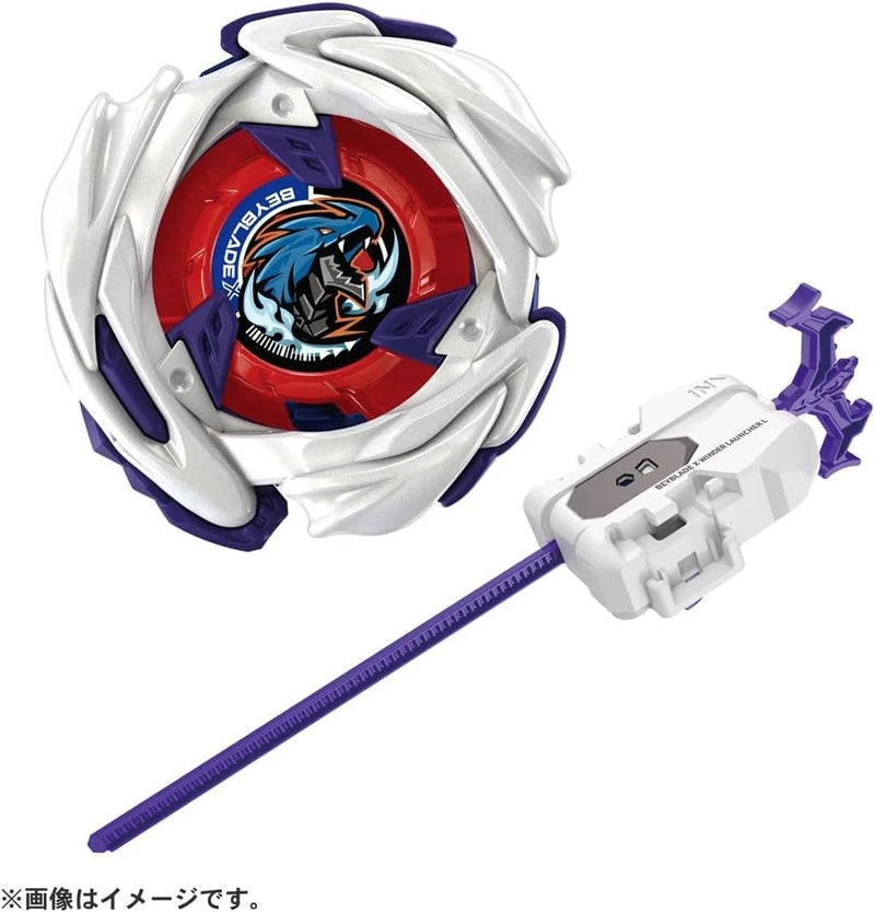 Takara Tomy Beyblade X UX-17 Starter Meteor Dragoon 3-70J Metal Coat White JAPAN