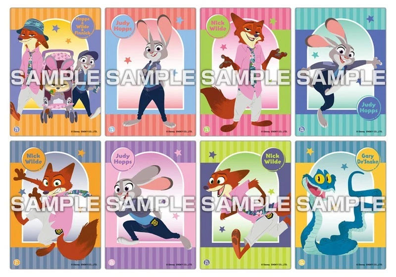 Zootopia 2 Clear Card Collection Gum 18Pack Box TCG Candy Toy JAPAN OFFICIAL