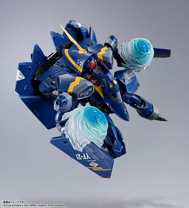 Bandai dx chogokin macross mais yf-21 guld goa bowman ação personalizada figura japão