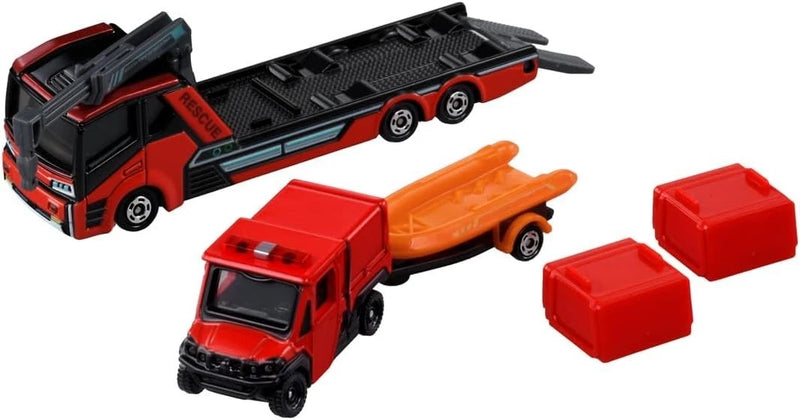 Long Type Tomica No.132 Morita Small Offroad Firetruck RedLadybug & TransportCar