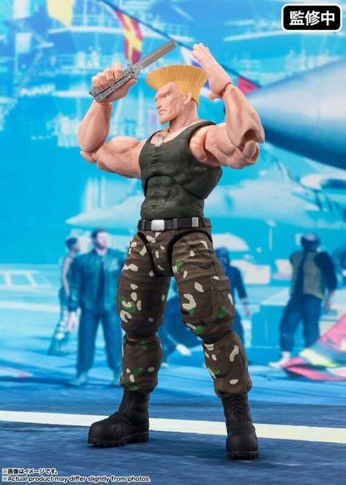 BANDAI S.H.Figuarts Street Fighter Series Guile Outfit 2 Action Figure JAPAN