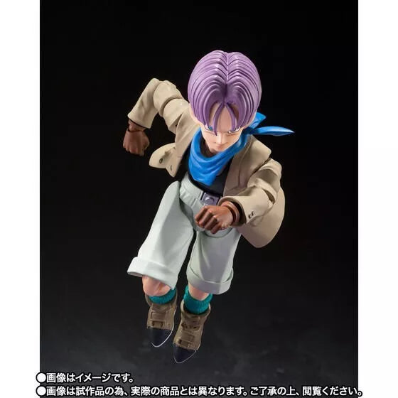 BANDAI S.H.Figuarts Dragon Ball GT Trunks GT Figura de acción OFICIAL DE JAPÓN