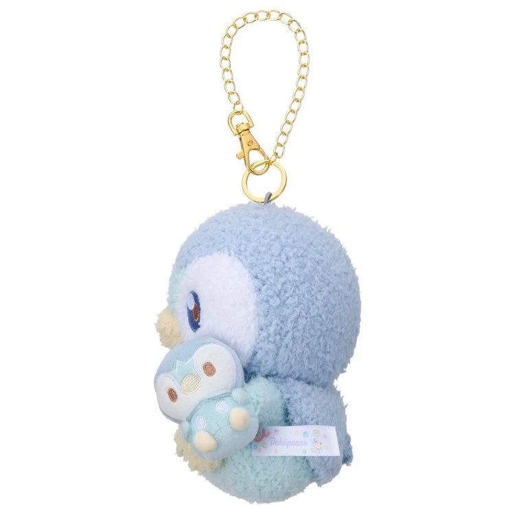 Pokemon Pokepeace Piplup with Plush Toy Ver. Plush Keychain JAPAN OFFICIAL