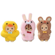 Epoch Sylvanian Families Calico Critters Baby Trio Mascot Set Doll JAPAN