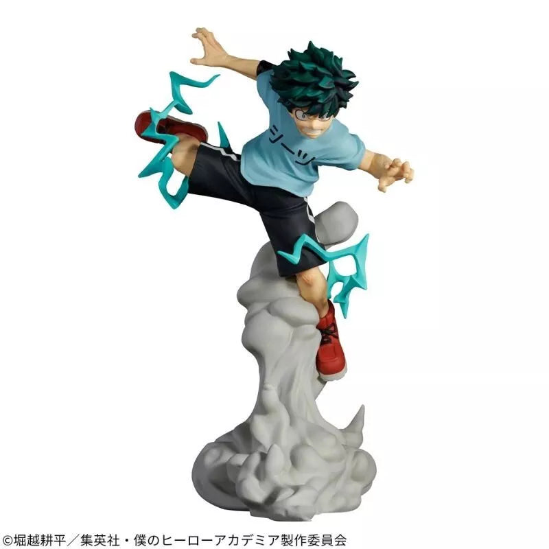 Combinaison bataille mon héros académi izuku midoriya ＆ katsuki bakugo 2 set figure