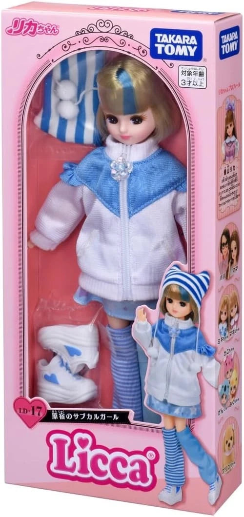 Takara Tomy Licca Chan Harajuku Subculture Girl LD-17 Doll JAPAN OFFICIAL