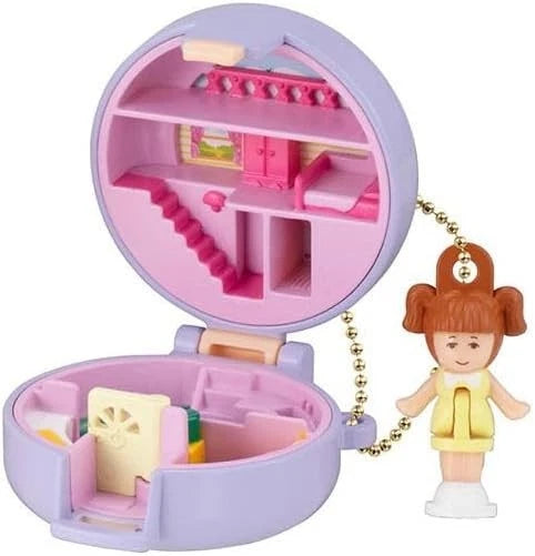 BANDAI Polly Pocket Miniature Charm 2 Complete Set Capsule Toy JAPAN OFFICIAL