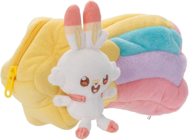 Takara Tomy Pokemon Pokepeace Plush Pouch Scorbunny Starry Sky Ver. JAPAN