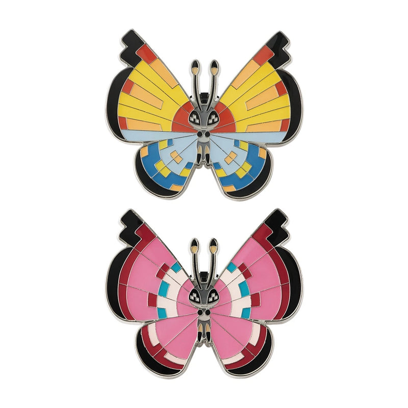 Pokemon Center Original Pins Komplettset-Kollektion Vivillon JAPAN OFFIZIELL