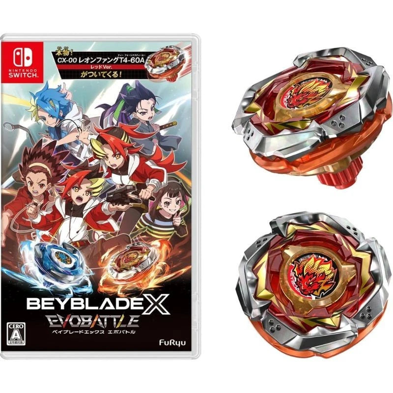 FuRyu Nintendo Switch BEYBLADE X EVOBATTLE with Limited Beyblade JAPAN OFFICIAL