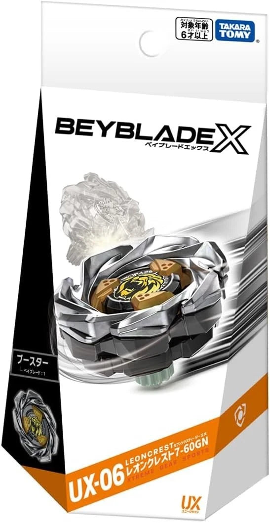 Takara Tomy Beyblade X UX-06 Booster Leon Crest 7-60GN JAPAN OFFICIAL