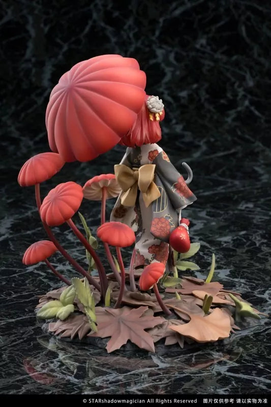Mushroom Girls Series No.6 Marasmius Haematocephalus 1/1 Figura UFFICIALE DEL GIAPPONE