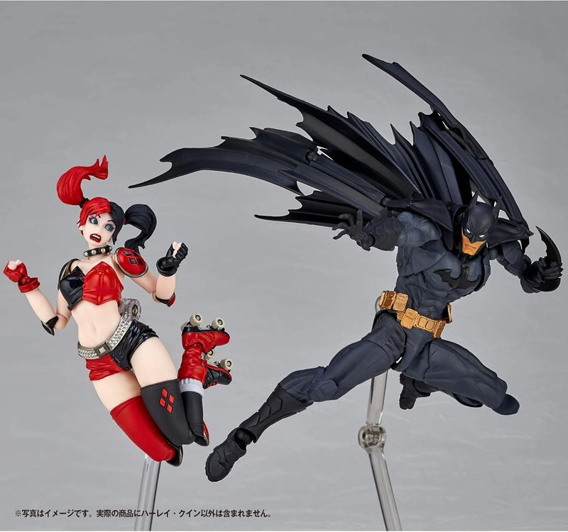 Revoltech Amazing Yamaguchi Harley Quinn Red x Black Ver. Action Figure JAPAN