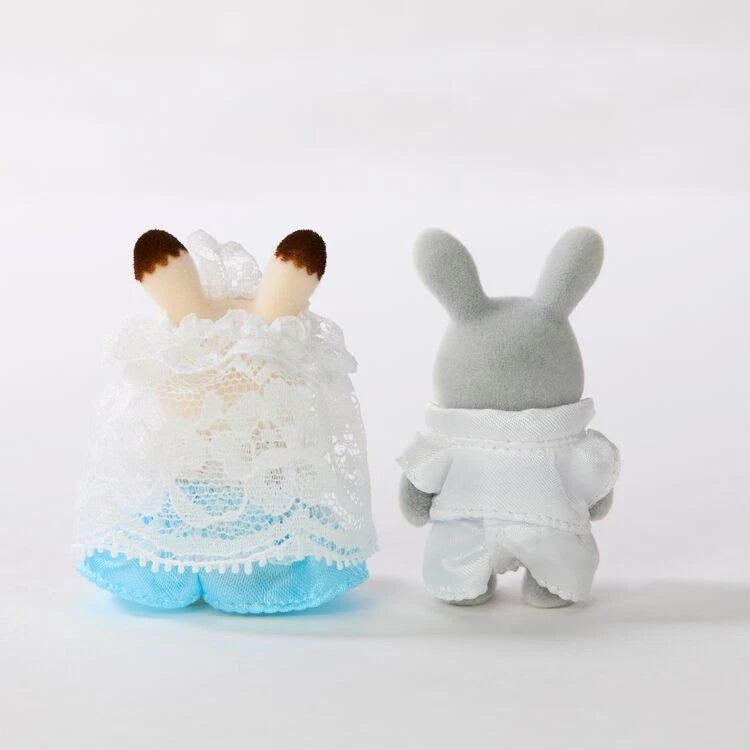 Epoch Sylvanian Families Calico Critters Wedding Baby Pair Set JAPAN OFFICIAL