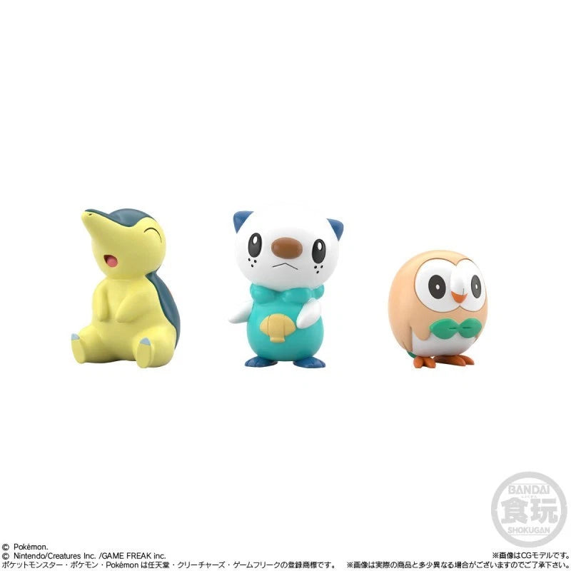Conjunto de figuras da região Hisui do mundo Pokémon Scale BANDAI JAPÃO OFICIAL
