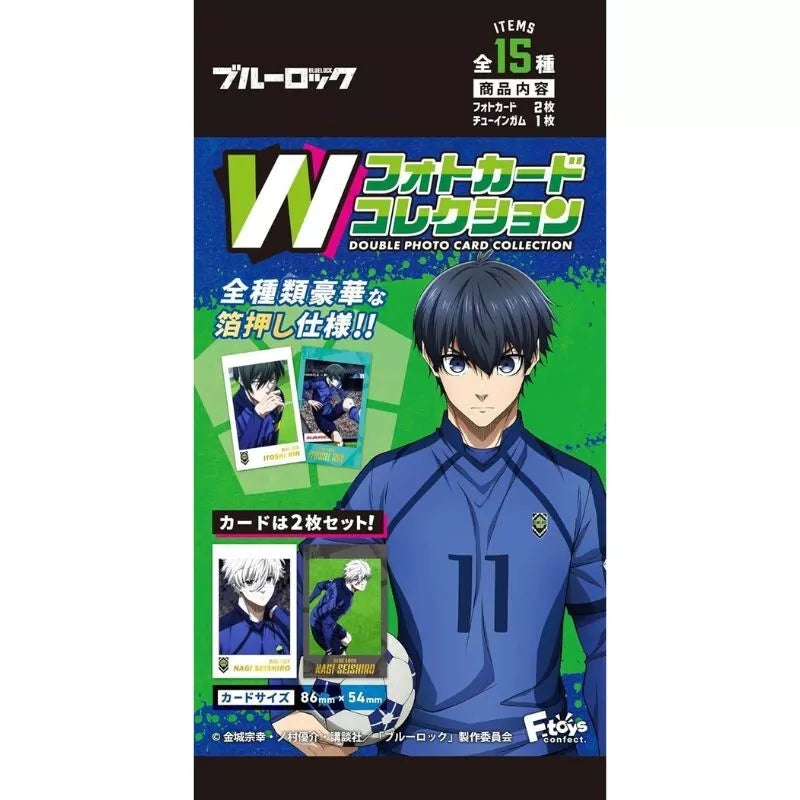 Blue Lock Double Photo Card Collection Booster Pack Box TCG JAPAN OFFICIAL