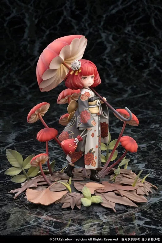 Mushroom Girls Series No.6 Marasmius Haematocephalus 1/1 Figura UFFICIALE DEL GIAPPONE