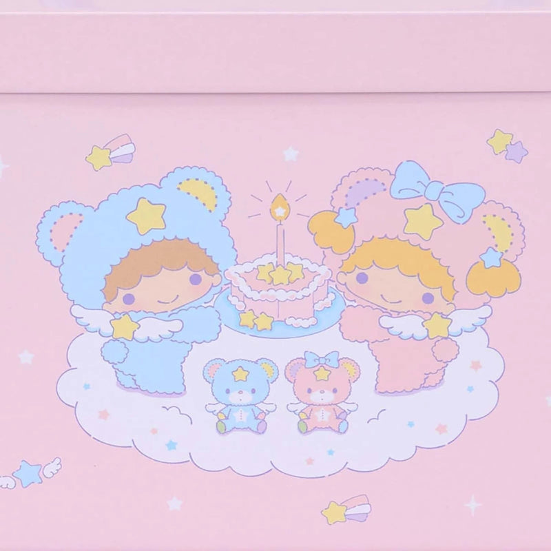 Sanrio Little Twin Stars Starry Sky Angel Tin Trunk JAPAN OFFICIAL